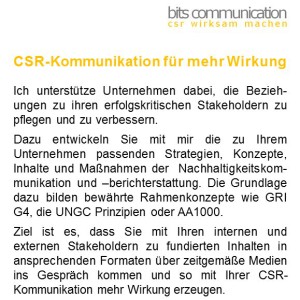 CSR-Kommunikation - Andreas Steinert