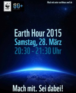 Earth Hour 2015 - Denkanstoß für den Klimaschutz